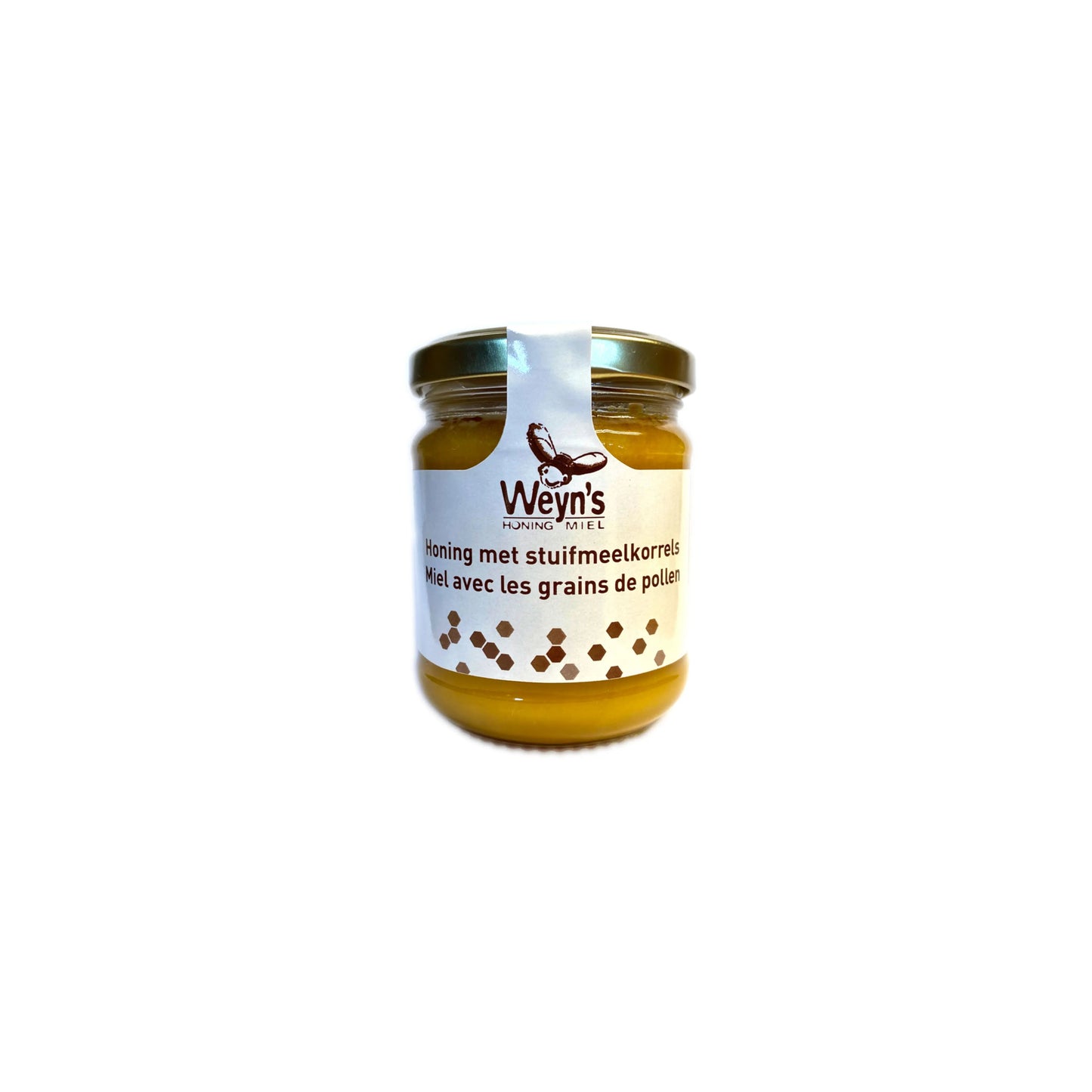 Honing met stuifmeel Bulgarije 250g Weyn's (crème) - Honingwinkel