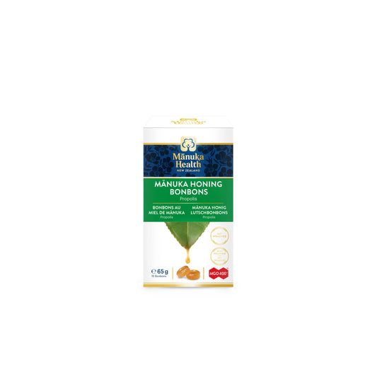 Manukahoning druppels 65g met propolis en vitamine C Manuka Health - Honingwinkel