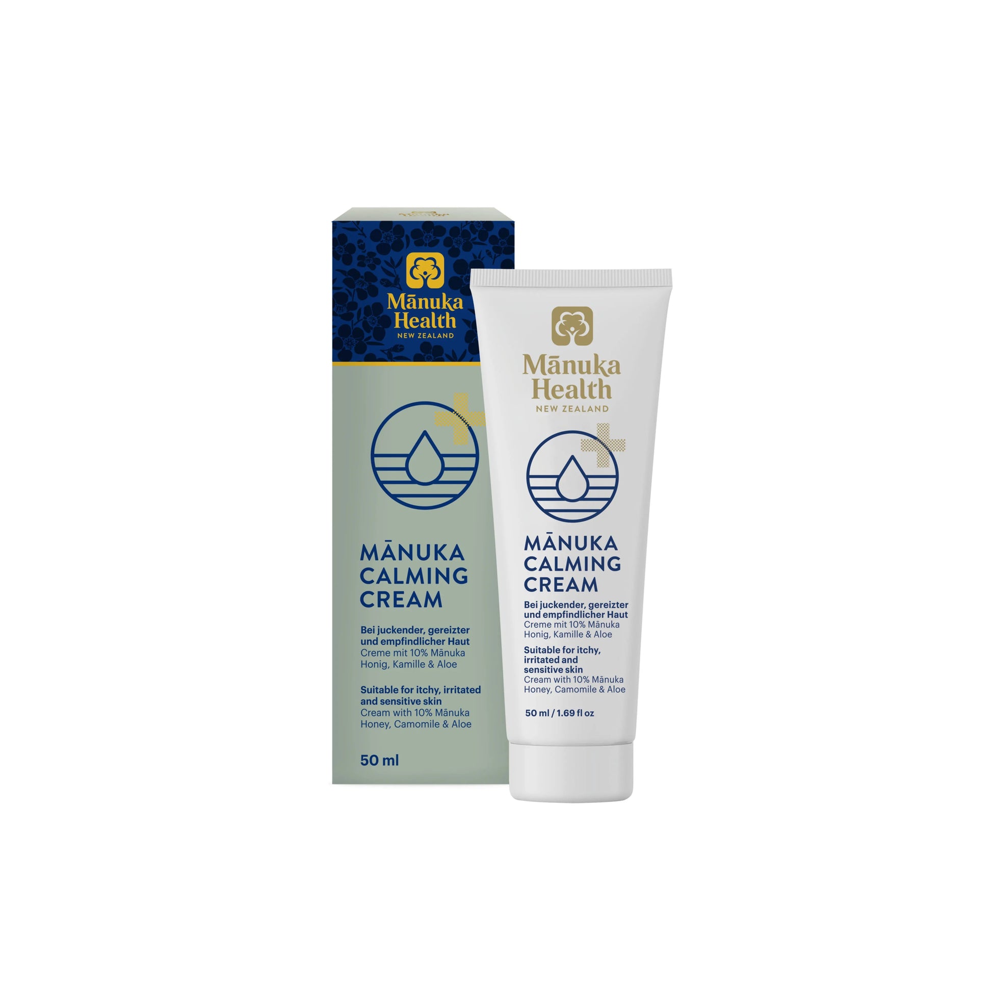 Manukahoning kalmerende crème 50ml Nieuw-Zeeland Manuka Health - Honingwinkel