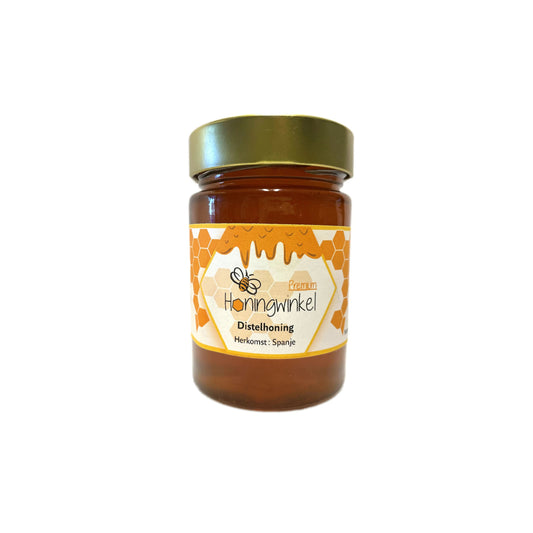 Premium distelhoning Spanje 450g Honingwinkel (vloeibaar) - Honingwinkel