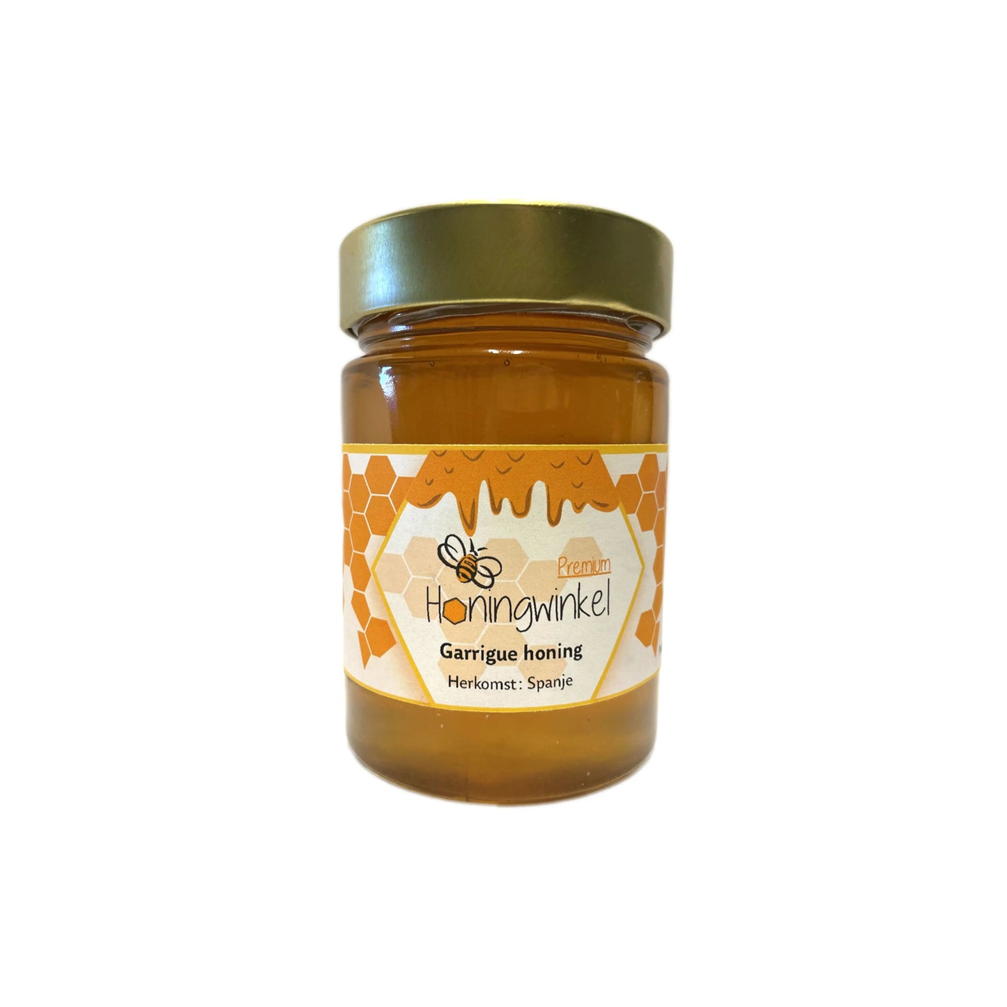 Premium garriguehoning Spanje 450g Honingwinkel (vloeibaar) - Honingwinkel