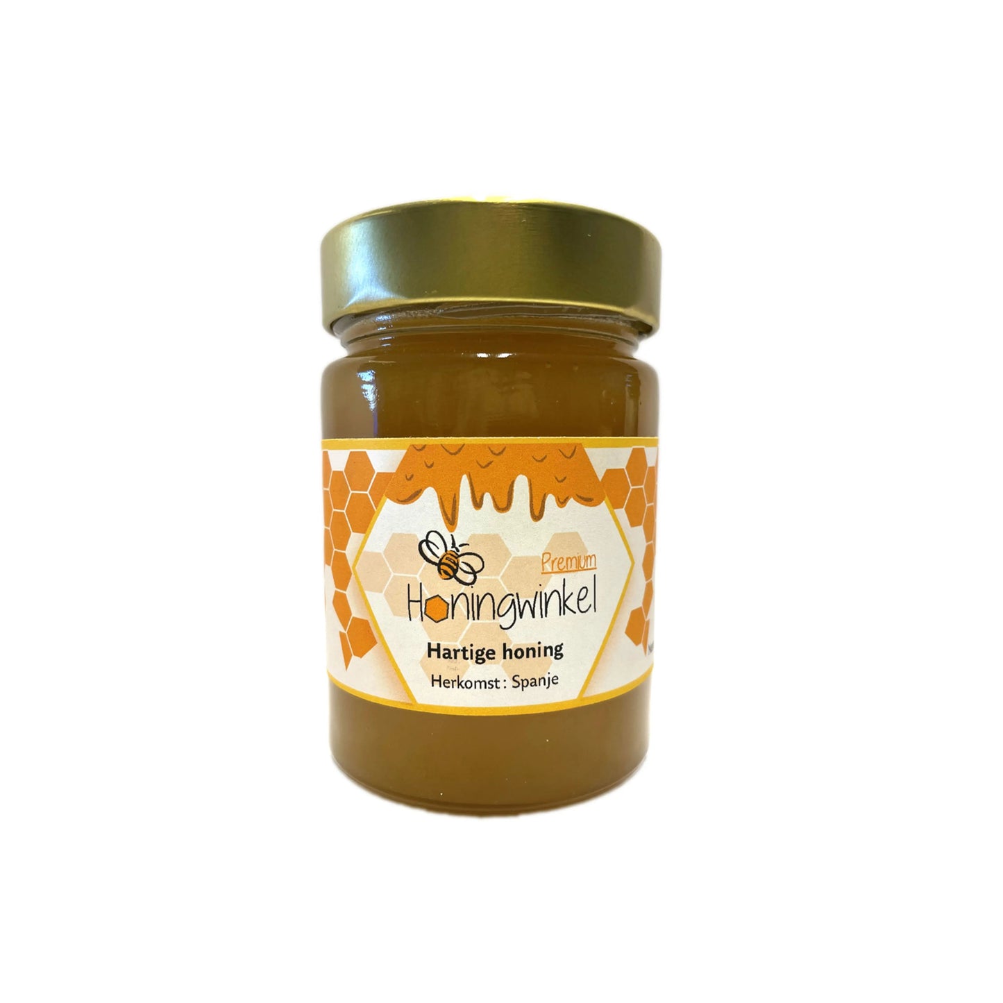 Premium hartige honing Spanje 450g Honingwinkel (vloeibaar) - Honingwinkel