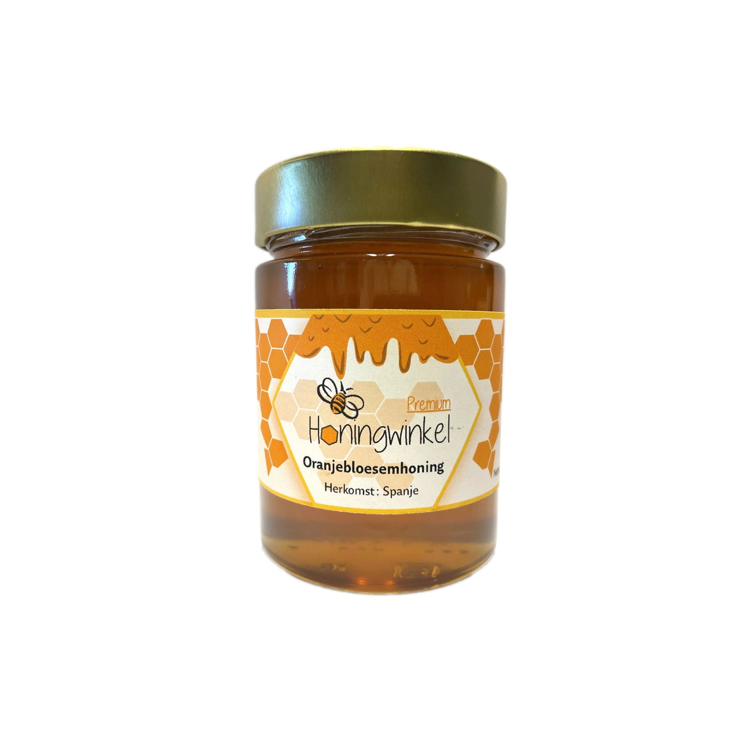 Premium oranjebloesemhoning vloeibaar Spanje 450g Honingwinkel (vloeibaar) - Honingwinkel