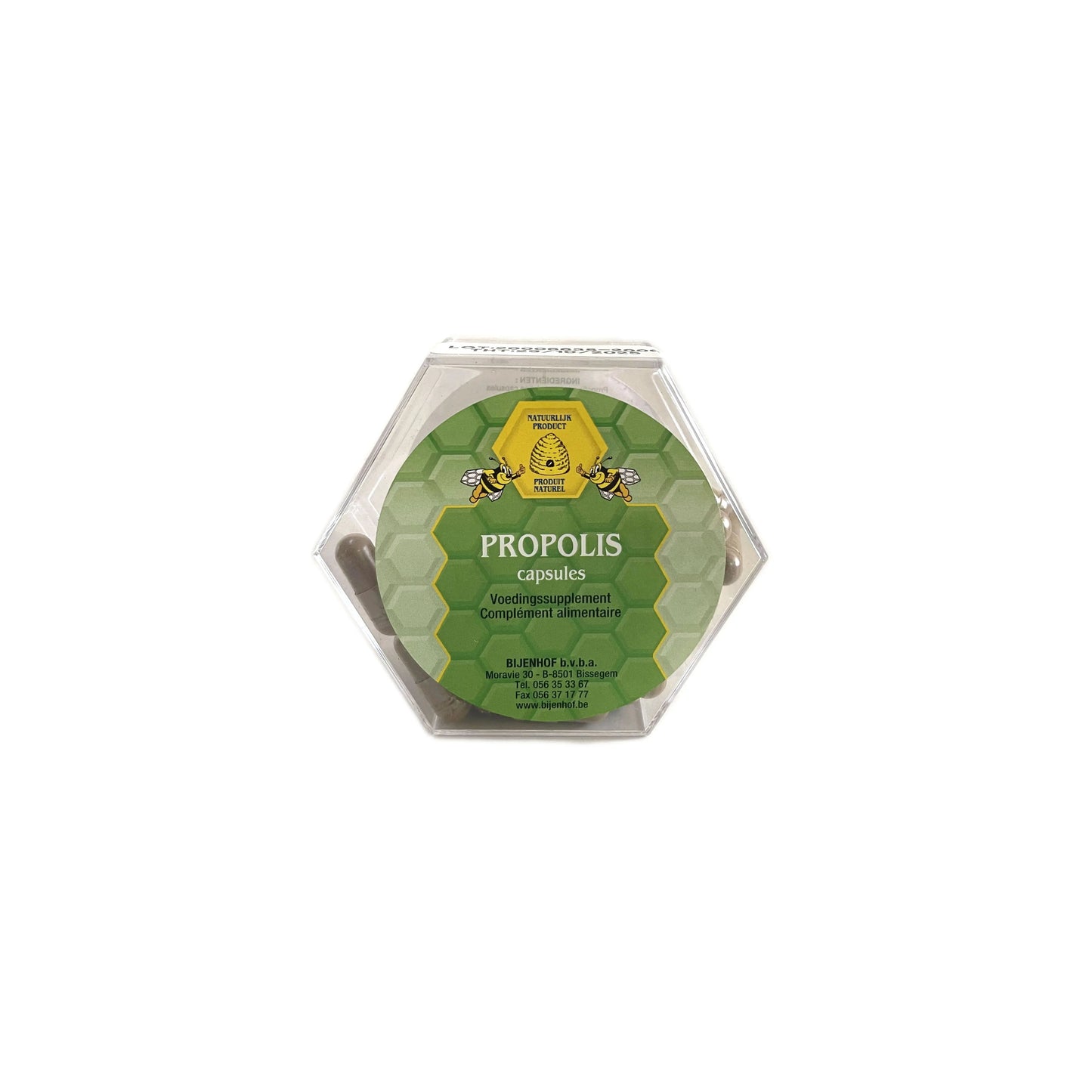 Propolis capsules 60 stuks Bijenhof - Honingwinkel