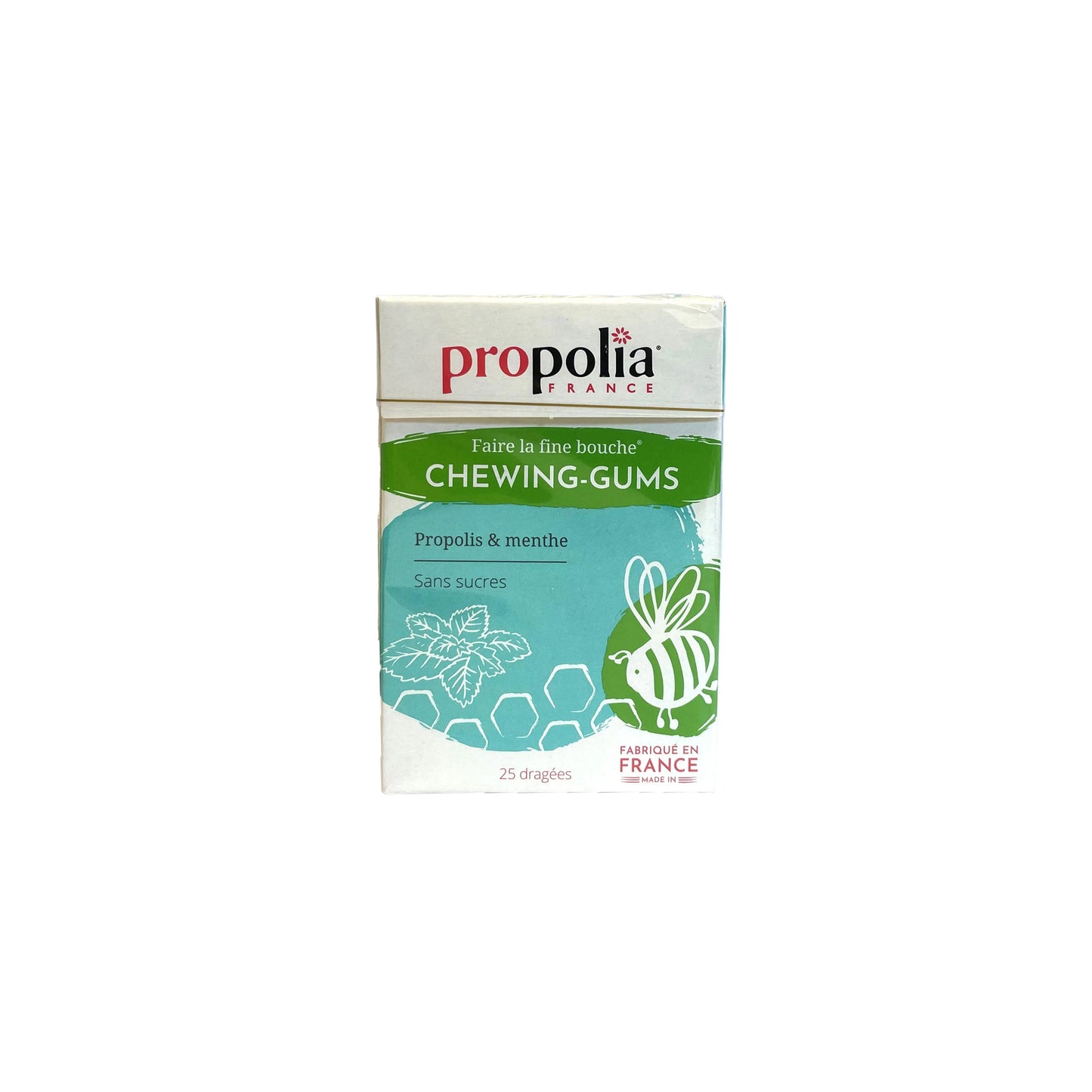 Propolis en munt kauwgom 25 stuks Propolia - Honingwinkel