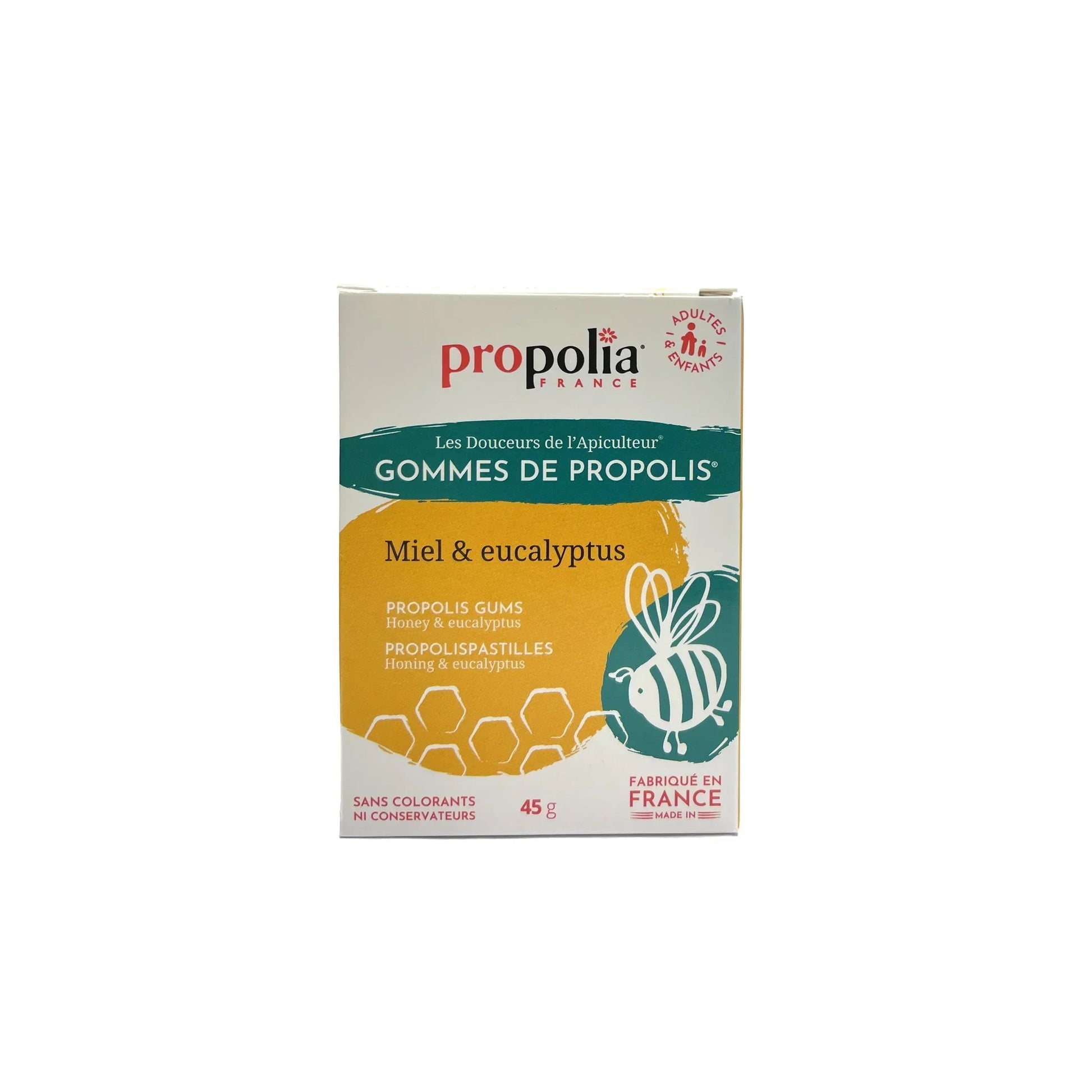 Propolis pastilles honing en eucalyptus Propolia - Honingwinkel