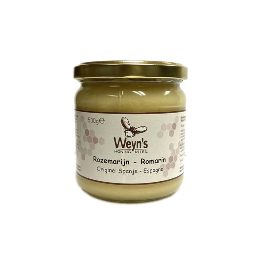 Rozemarijnhoning Spanje 500g Weyn's (crème) - Honingwinkel